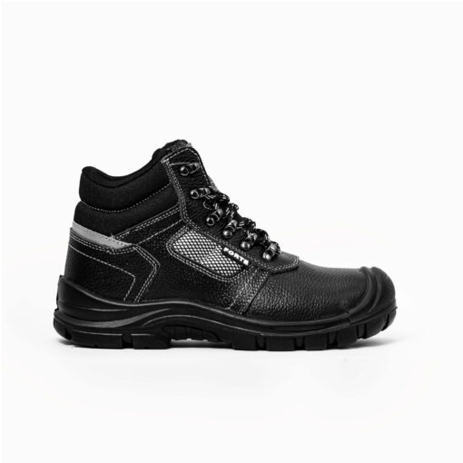 Bota DEF FORTE S3: Antiestática, impermeável e com proteção extra nos dedos. Ideal para armazéns, indústria, construção, mineração e mais. Tamanhos 2 a 13.
