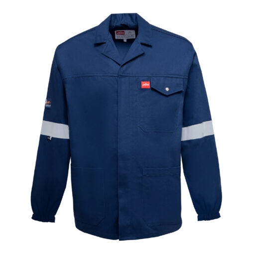 Camisa de trabalho resistente a ácidos e retardante de chama