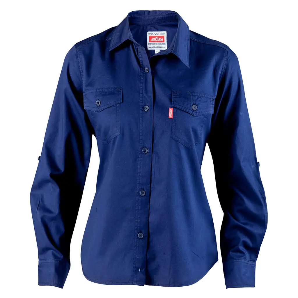 CAMISA DE MANGA COMPRIDA FEMININA 100% ALGODÃO - Image 2