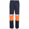 Azul marinho/Laranja