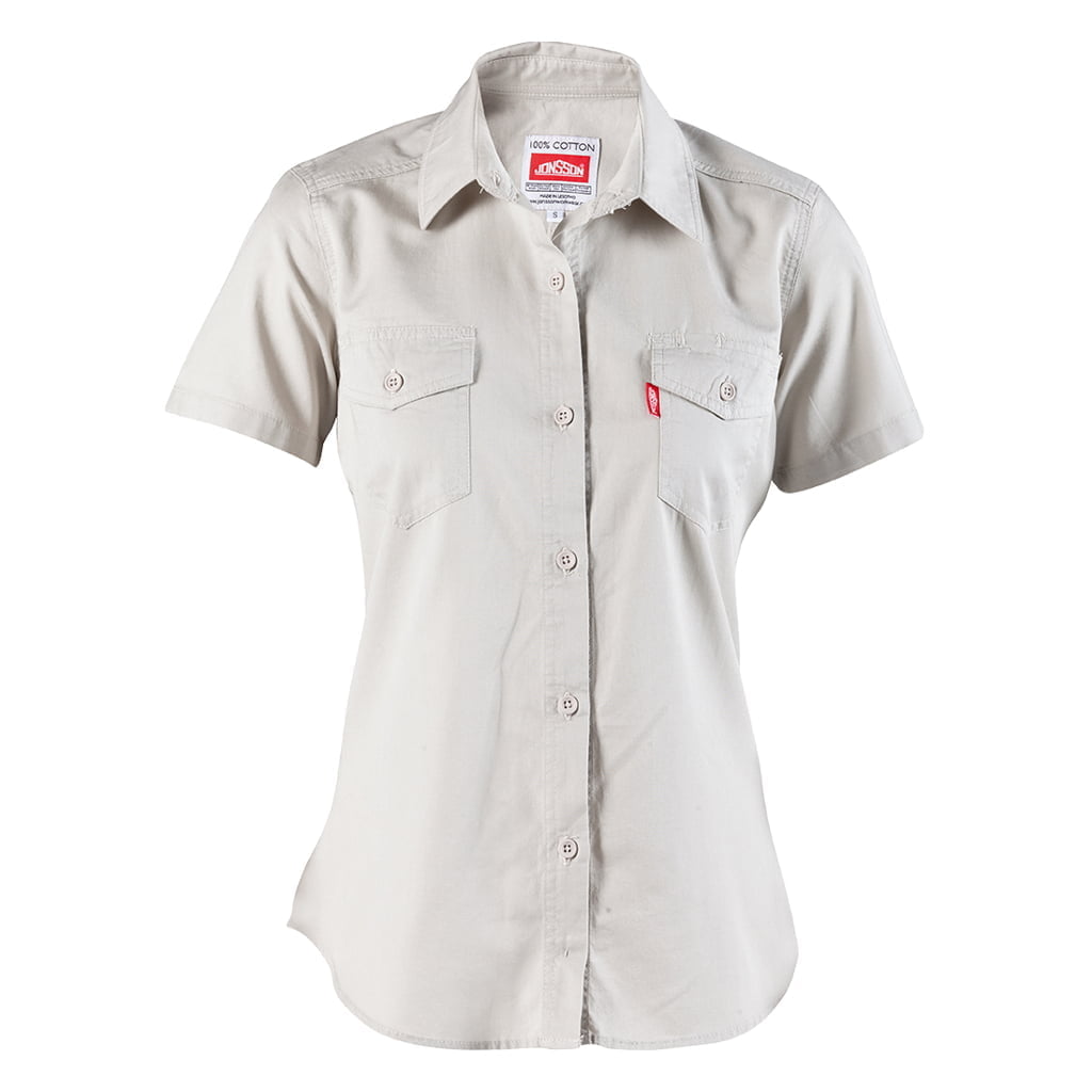 CAMISA FEMININA DE MANGAS CURTAS
