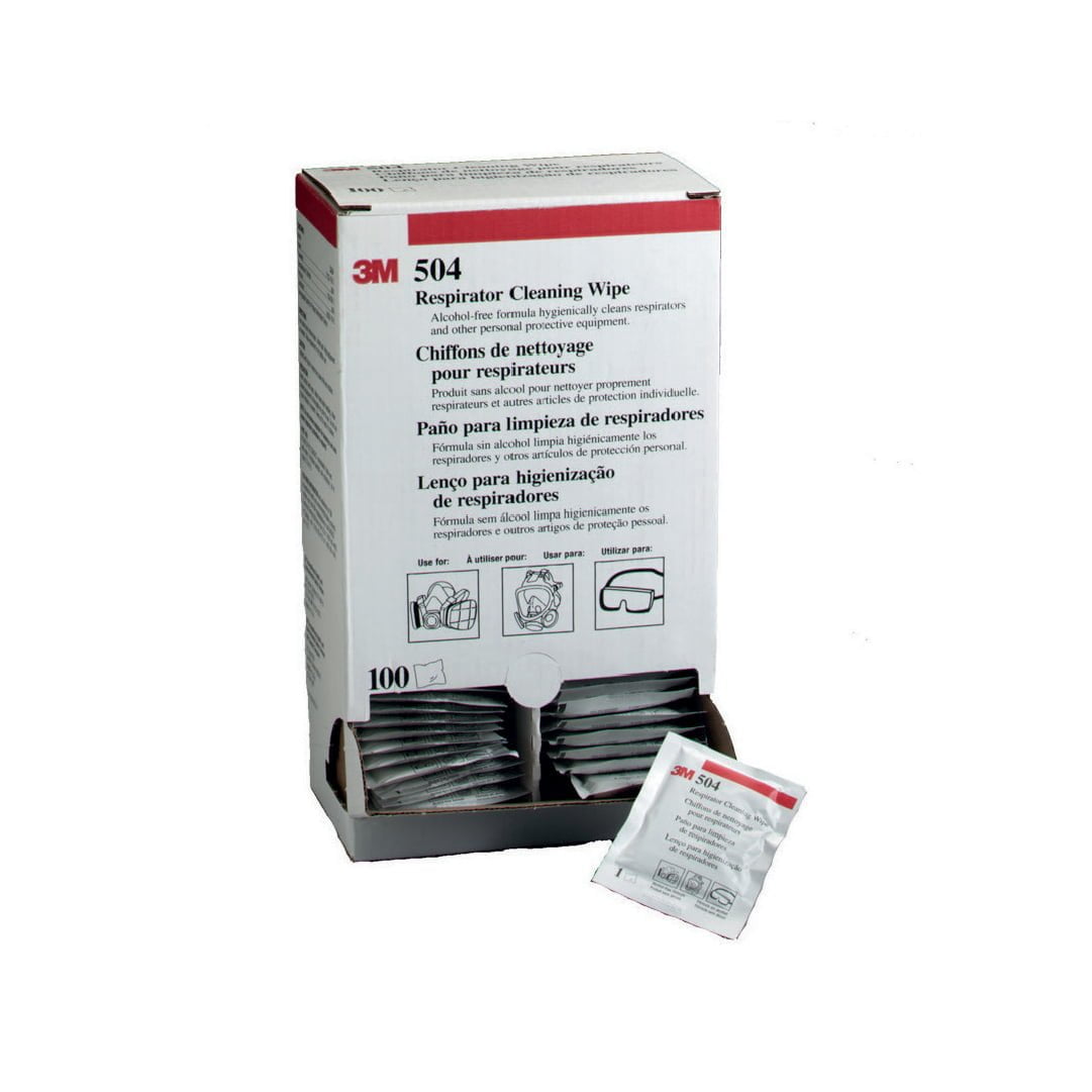 LENÇO DE LIMPEZA PARA RESPIRADORES 3M™ 504/07065(AAD), 500 UNIDADE/CAIXA