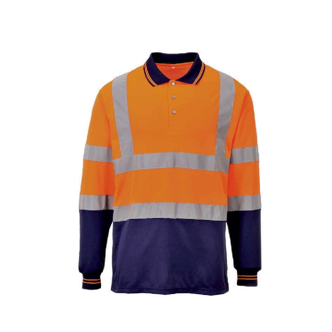 CAMISA POLO DE ALTA VISIBILIDADE CONTRASTE