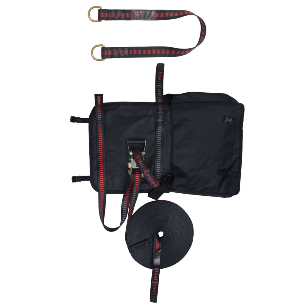 Linha de ancoragem horizontal temporária para 2 homens
