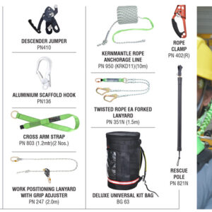 Kit de resgate de parada de queda Seize'em